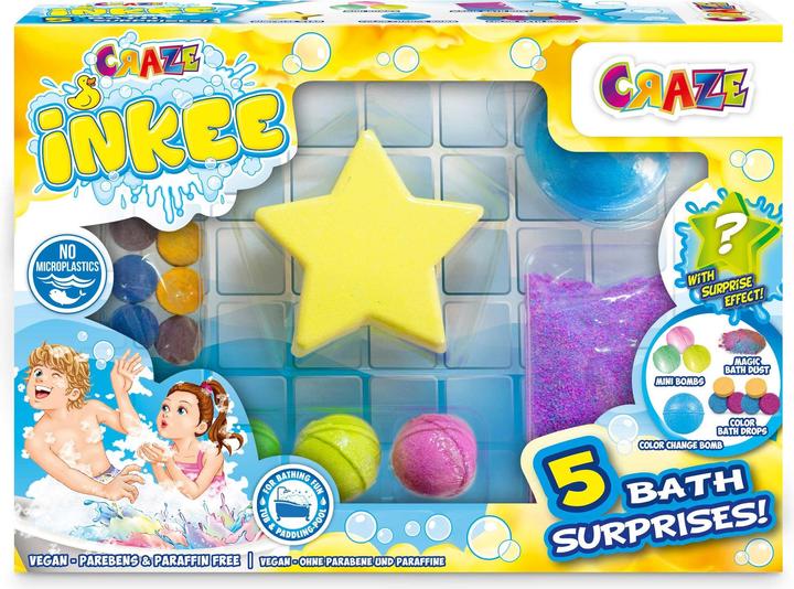 Produktbild Craze Inkee Set mit 5 Badeüberraschungen (1 ml, Badesalz)