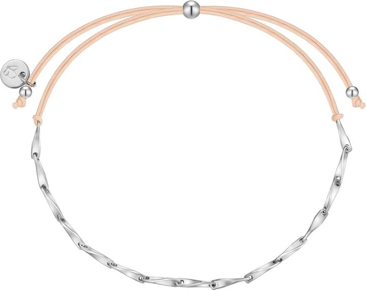 Produktbild Glanzstücke München Armband Sterling Silber Textil (beige) - 38382 (22 cm, Sterling Silber)