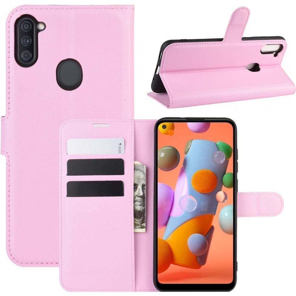 Thumbnail - Screenguard Samsung Galaxy M11 Leather Guard Lederhülle (Samsung Galaxy M11), Smartphone Hülle, Rosa