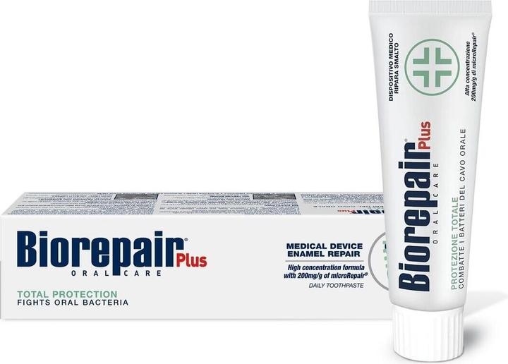 Produktbild Biorepair Plus Total Protection Toothpaste - Toothpaste to strengthen tooth enamel - 75ml (75 ml)