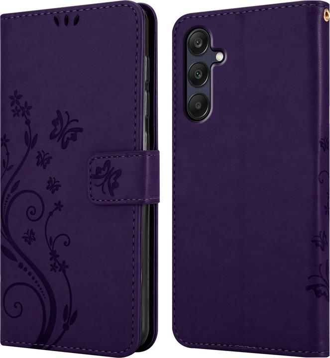 Actual product image Cadorabo Case for Samsung Galaxy A26 Flower Book (Samsung Galaxy A26)