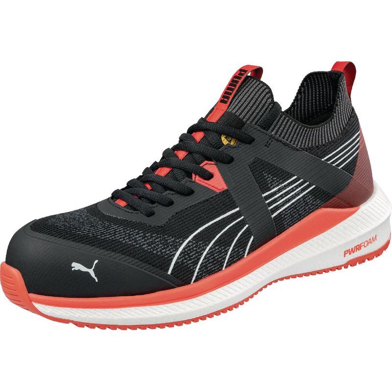 Puma, Sicherheitsschuhe, S1PS Turbo Blk/Red Low (S2, 41)