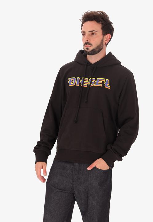 Actual product image Diesel Herren Sweatshirt Schattierung - Baumwolle & Polyester - Lässig (XL)