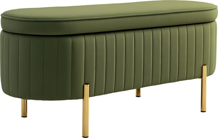 Produktbild Homcom Sitzbank Polyester Grün (108 cm)