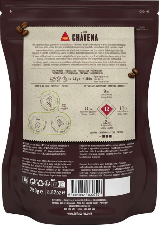 Image du produit Delta Cafés plombs Chávena (250 g)
