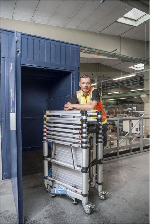 Actual product image Zarges Faltbares Teleskop-Gerüst Teletower (Scaffolding, 140 cm)