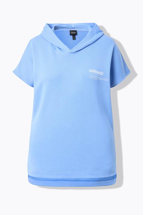 Image du produit Ulla Popken Sweat-shirt technique à capuche, sans manches, séchage rapide (54, 56)