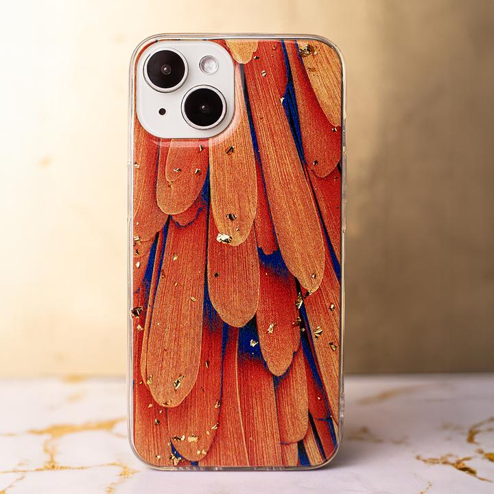 Produktbild OEM Gold Glam Hülle für Samsung Galaxy A25 5G (global) Orange (Samsung Galaxy A25 5G)