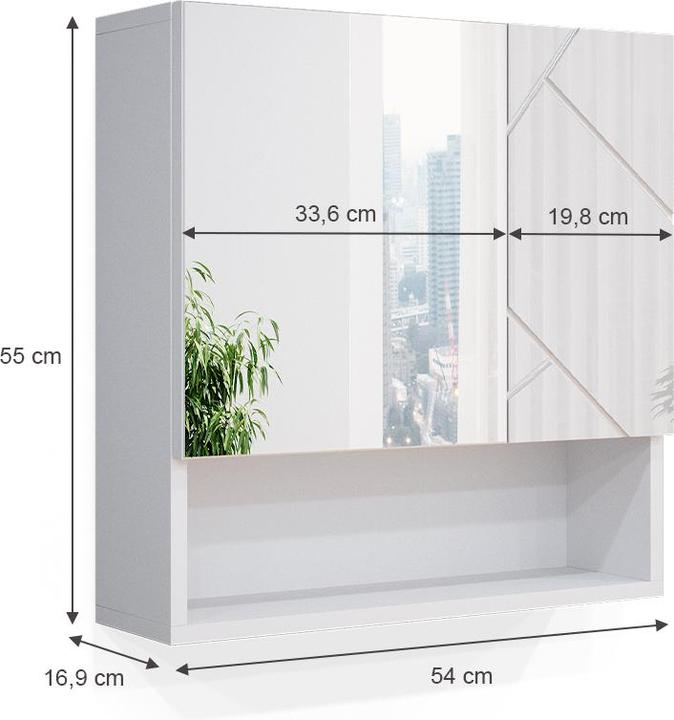 Produktbild Vicco Irma (54 x 17 x 55 cm)