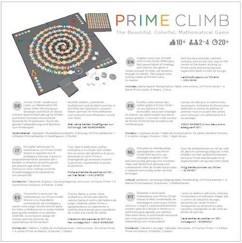 Produktbild Thinkfun Prime Climb (Deutsch, Französisch, Italienisch, Englisch)