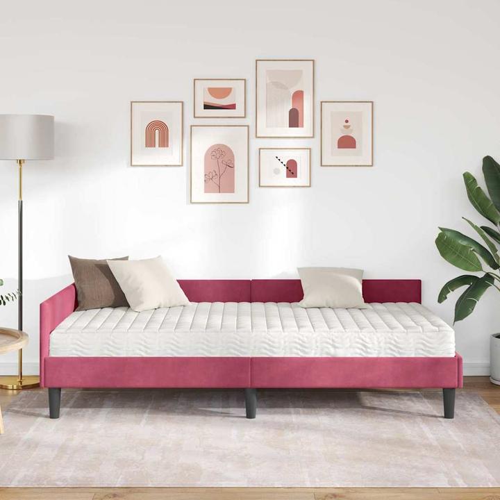 Image du produit vidaXL Samtbett (100 x 200 cm)
