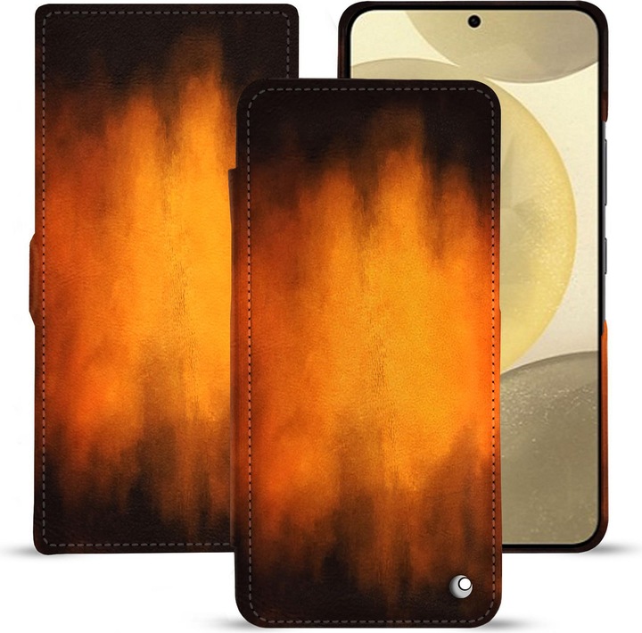 Actual product image Noreve Horizontal leather flap shell (Samsung Galaxy S24+)
