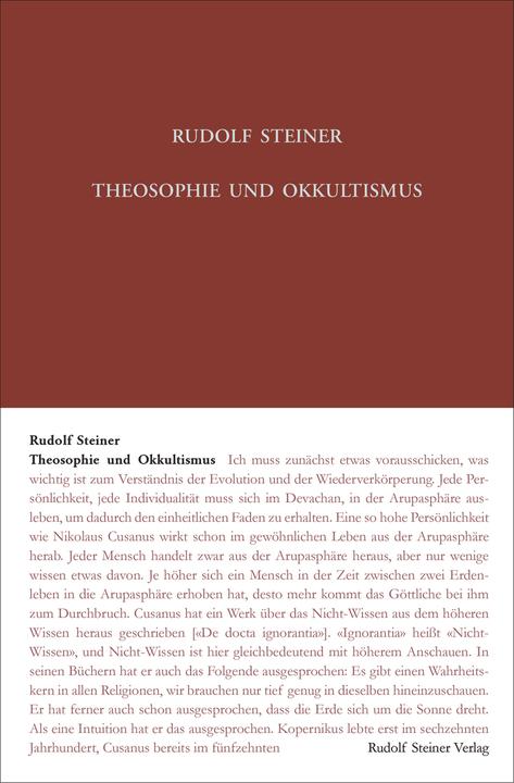 Theosophie und Okkultismus (Deutsch, Rudolf Steiner, 2021)