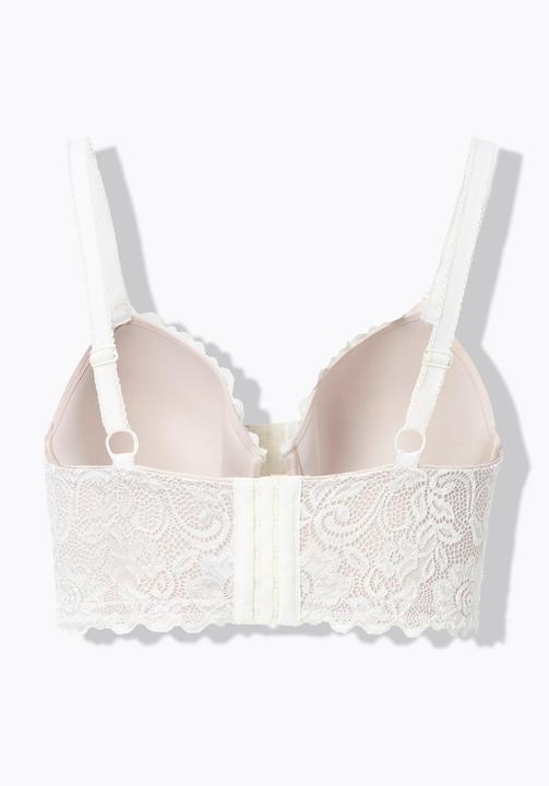 Actual product image TruYou Floral Lace Front Close Underwire Bra (100 E)