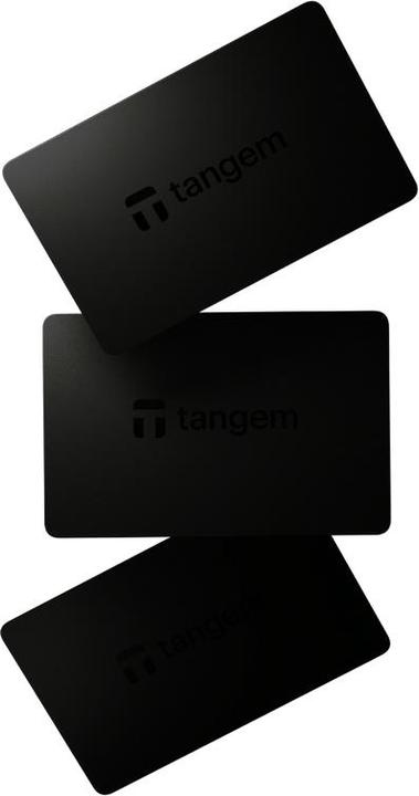 Actual product image Tangem 2.0 - 3 Card Set (Bitcoin, Others)