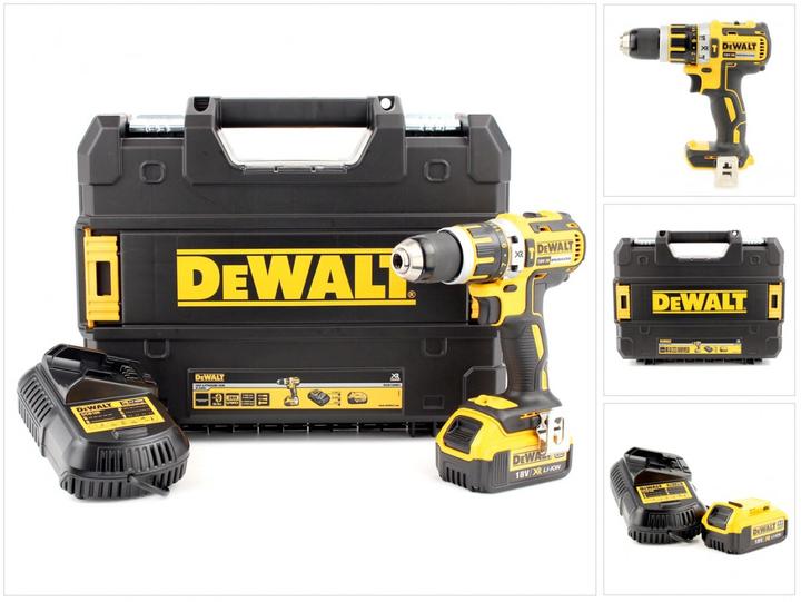 Image du produit DeWalt DCD 795 M1 - 18 V Perceuse-visseuse à chocs sans fil + 1x Batterie 4 Ah+ Chargeur + Coffret