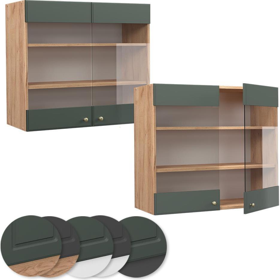 Vicco, Regal, Küchenglasschrank Fame-Line