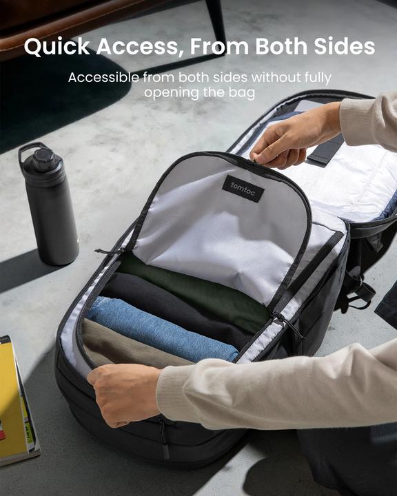 Produktbild tomtoc UrbanEX-T77 Laptop Backpack, 32L, black (32 l)