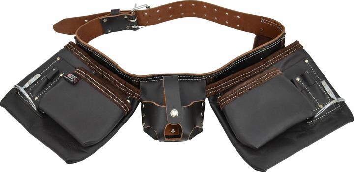 AW Tools profesionalus montuotojo diržas 11 lygių kišenių Juodas Line