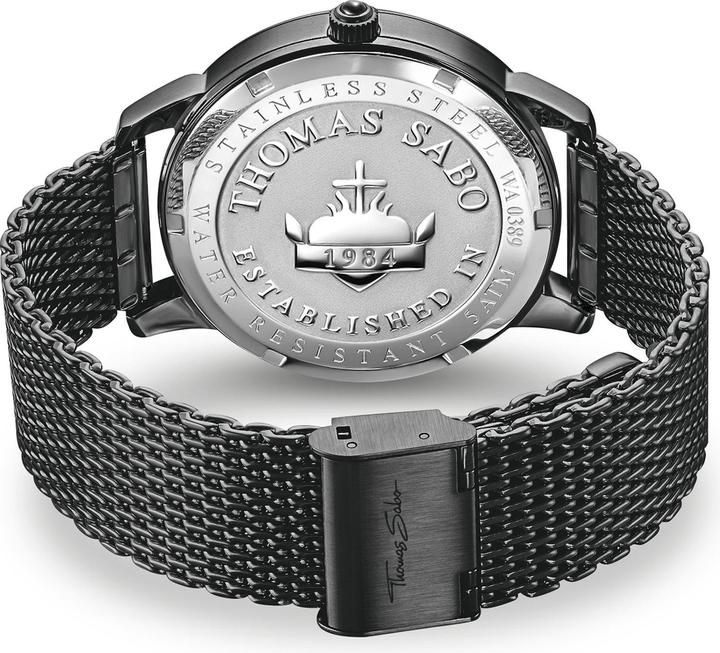 Produktbild Thomas Sabo Elements of Nature Schwarz (Analoguhr, 42 mm)