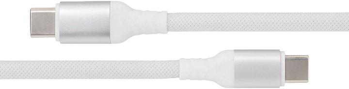 Actual product image Club 3D Club3D Lifestyle USB-C Magnetisches Kabel 240W 2m weiss St/St (2 m, USB 2.0, 240 W)
