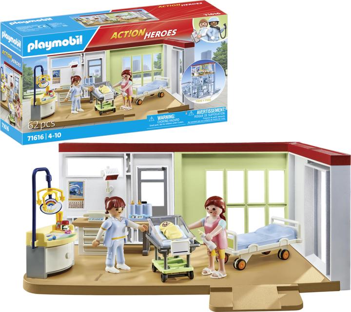 Actual product image Playmobil Maternity ward (71616, Playmobil Action Heroes)