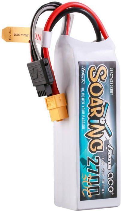 Produktbild Gens Ace G-Tech Soaring 2700mAh 14.8V 30C 4S1P LiPo XT60 (14.80 V, 2700 mAh)