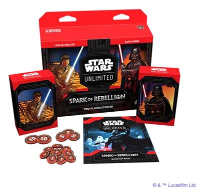 Produktbild Star Wars Der Funke einer Rebellion Zwei-Spieler-Starter-Box (Englisch, Booster Pack)