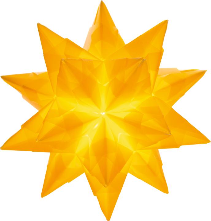 Produktbild Folia Faltblätter Bascetta-Stern Mini weiss, gelb, rot, orange (115 g/m², 128x)