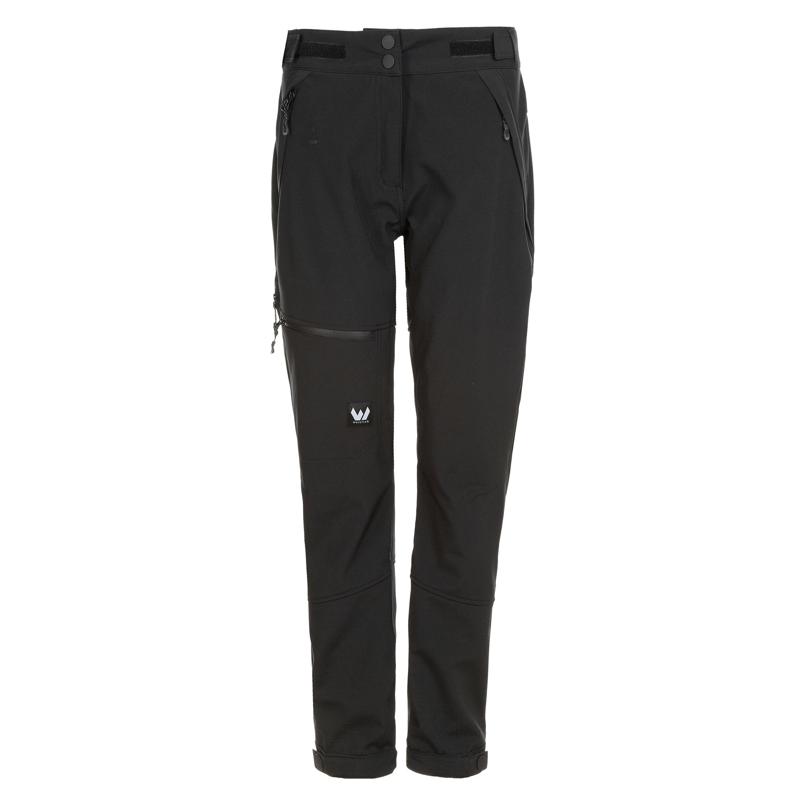 Whistler, Damen, Outdoorhose, Jewel Softshell (38, M), Schwarz