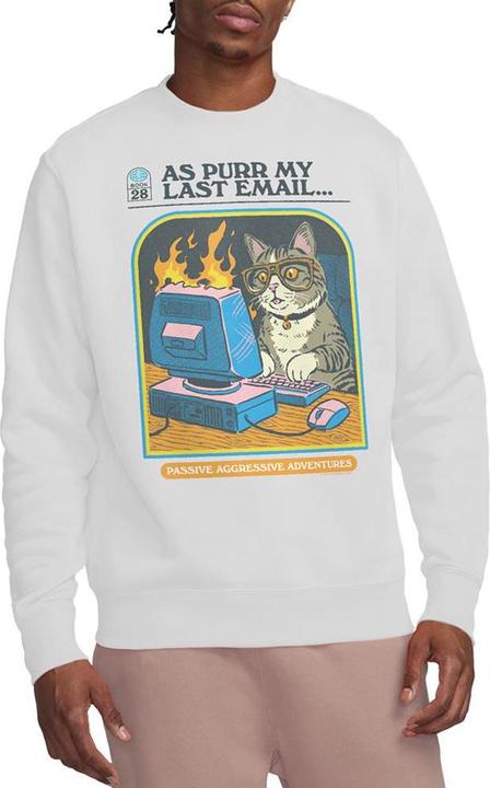 Produktbild Steven Rhodes As Purr My Last Email Sweatshirt (M)