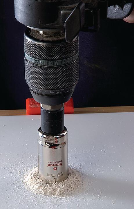 Actual product image Starrett Diamond hole saw