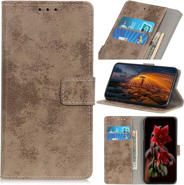 Produktbild MU Style Vintage Leder Bookcover Series (HTC Desire 19+)