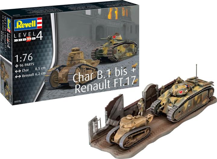 Produktbild Revell Char B.1 bis Renault FT.17