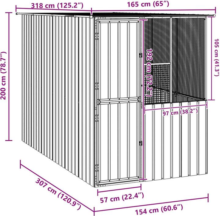 Image du produit vidaXL Cage à oiseaux