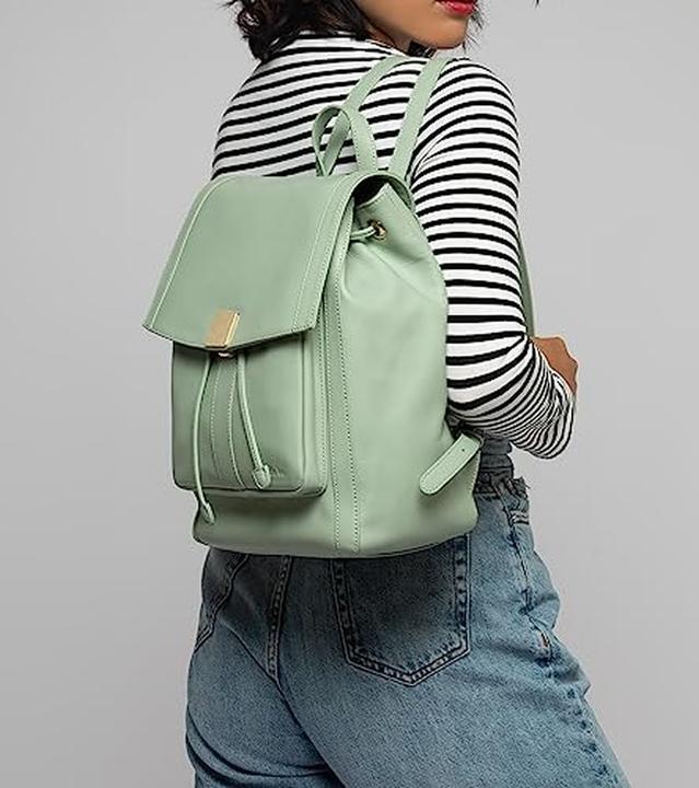 Actual product image Kate Moss Lyana Waterproof Backpack with Closure and Compartments