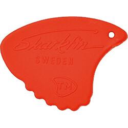Thumbnail - Sharkfin Plectren rot, weich Rel. (25) (25 x), Plektrum, Rot