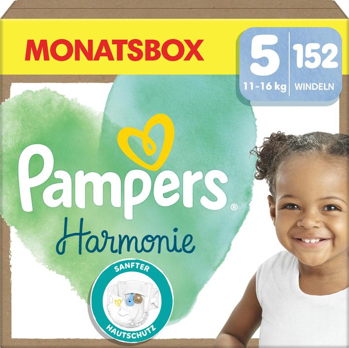 Productafbeelding Pampers Harmonie (Gr. 5, Maandelijks pakket, 152 Pcs.)