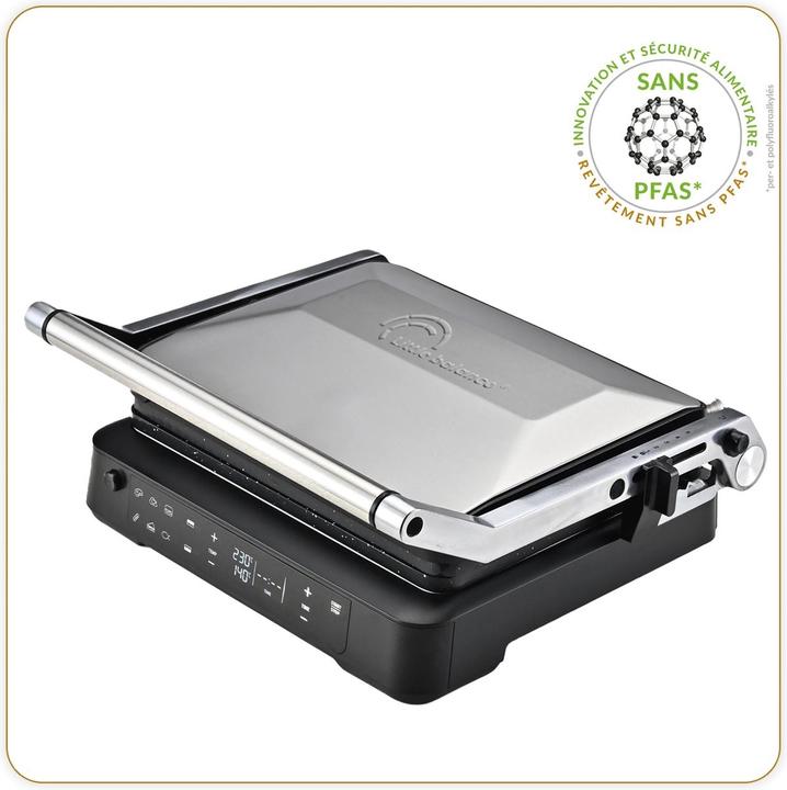 Actual product image Little Balance Electric Meat Grill with Touchscreen, Removable Non-Stick Plates, 5 Preset Programs