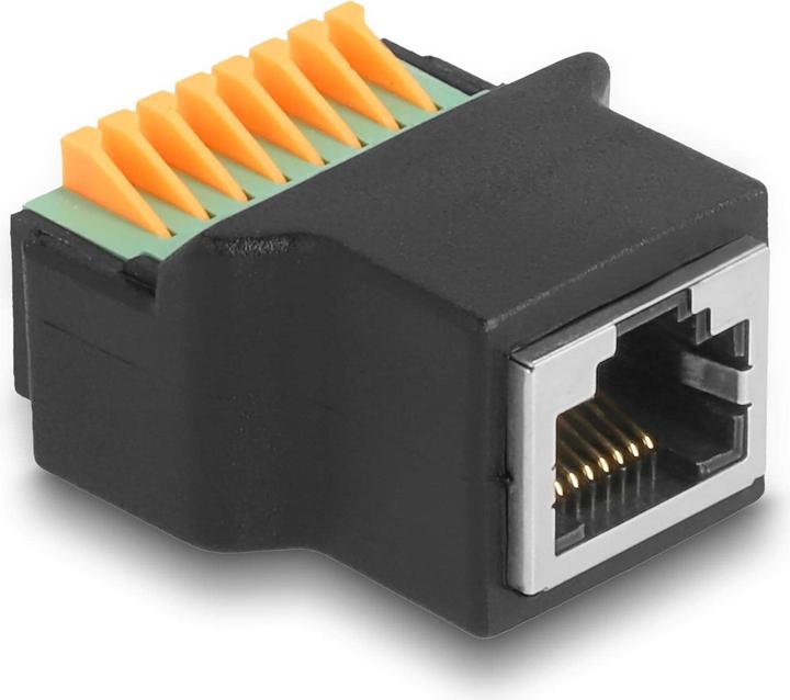 Produktbild Delock Buchse RJ45 zu Terminalblock, 1 Stück (RJ45, RJ45 (1x))
