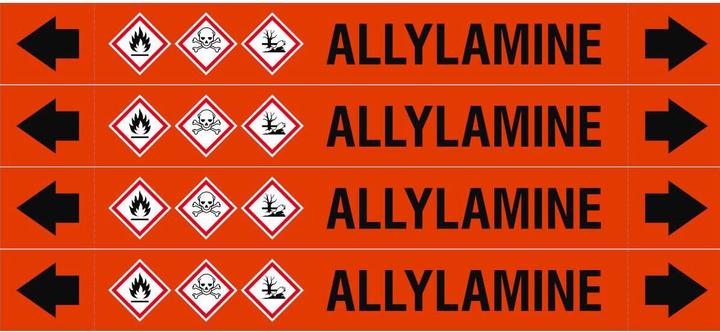 Energie-Label Brady ASME - Rohrmarkierer - Allylamine