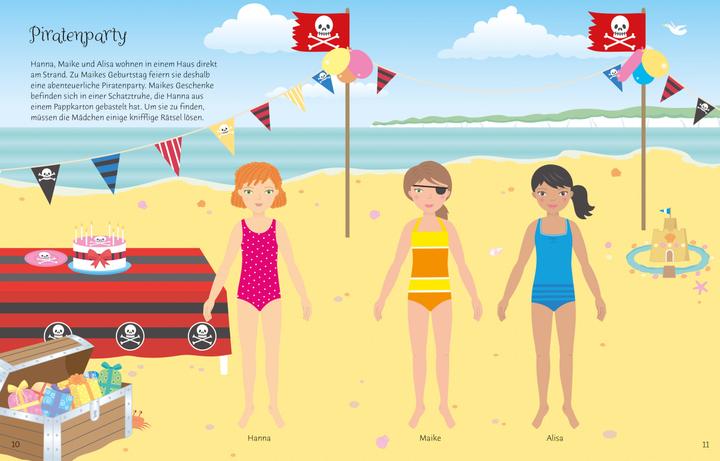 Produktbild Mein Anziehpuppen-Stickerbuch: Partys