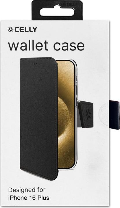 Actual product image Celly Wally Case Iphone 16 Plus Bk (Apple iPhone 16 Plus)