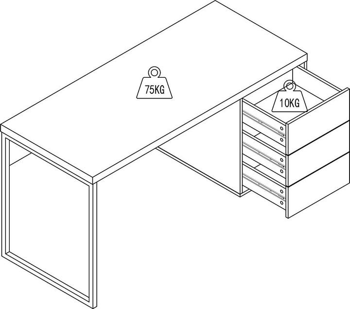Actual product image Pascal Morabito Timfia (140 x 60 x 75 cm)