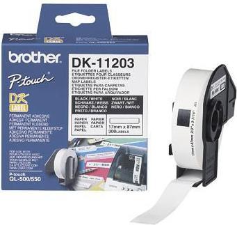 Actual product image Brother DK-11203 File folder labels (17 mm)