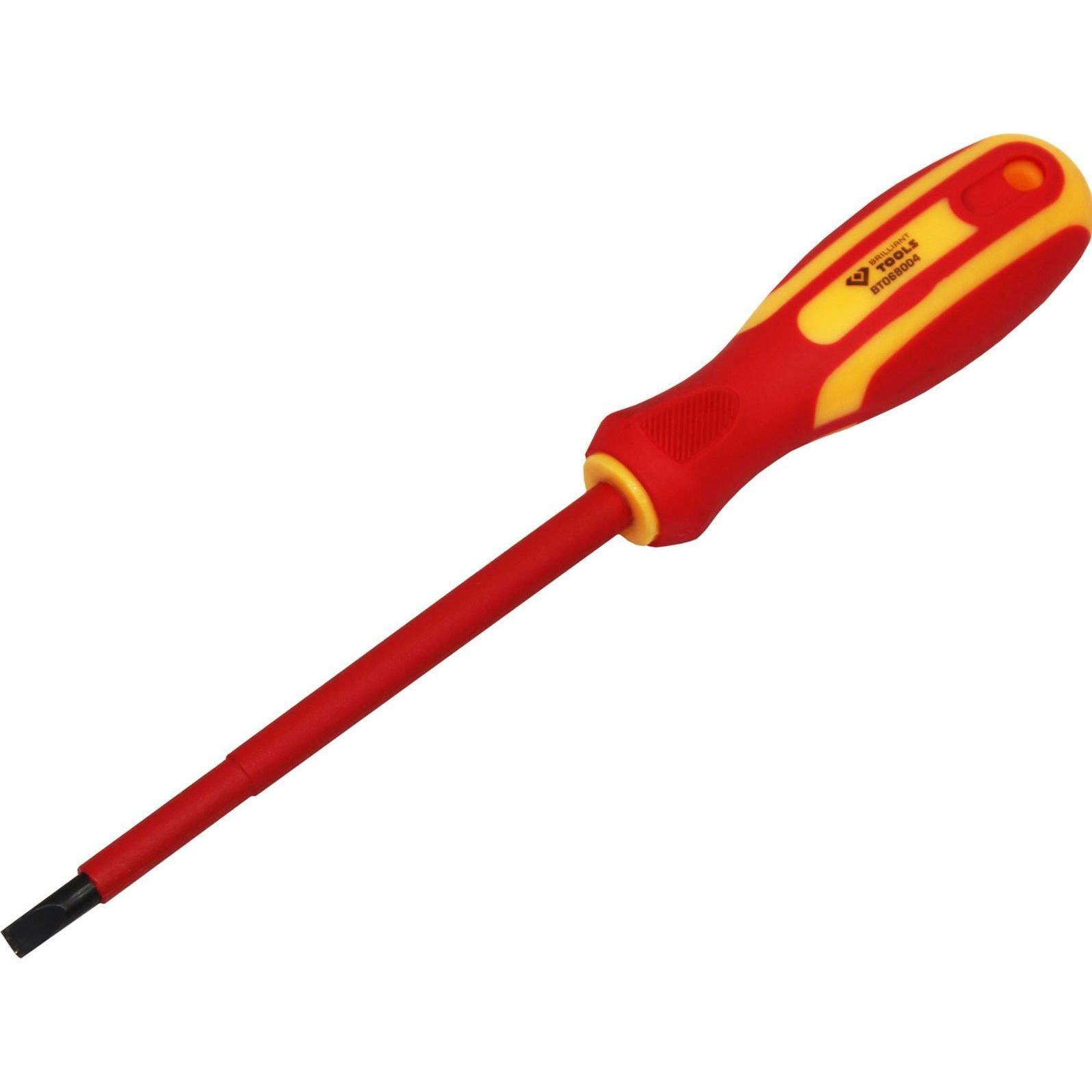 Brilliant Tools, Schraubenzieher, VDE Schraubendreher Schlitz 5,5 x 125 mm (Schlitz)
