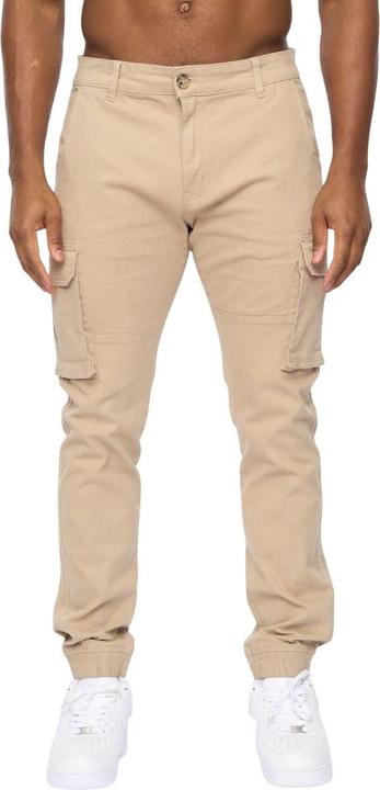 Actual product image Crosshatch Mens Frentons Leather Patch Cargo Trousers (Frequency band 38 (2600 MHz))