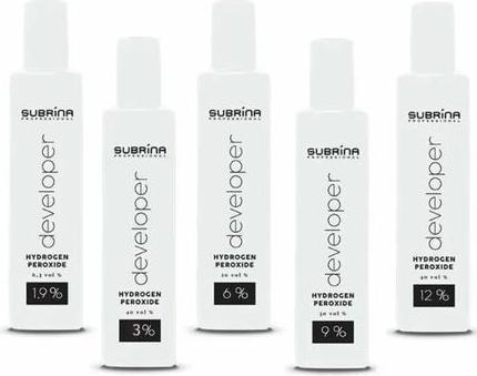 Actual product image Subrina Professional Developer Hydrogen Peroxide 6% 20 vol 120ml
