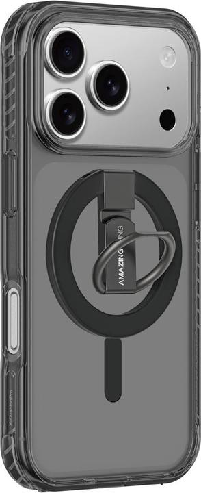 Produktbild Amazingthing Titan Pro Grip Ring Set Hülle für iPhone 17 Pro, kompatibel mit MagSafe, Schwarz (Apple iPhone 17 Pro)