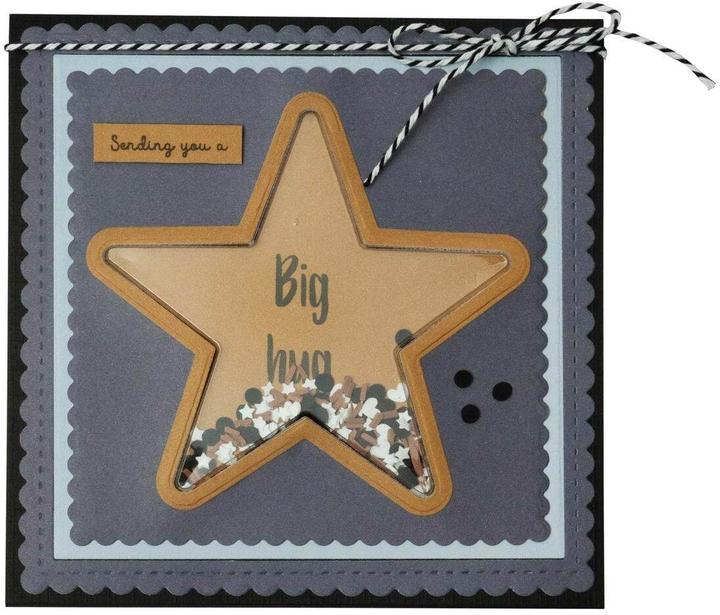 Actual product image art by marlene Cutting Dies "Card Passe Partout Square" Essentials